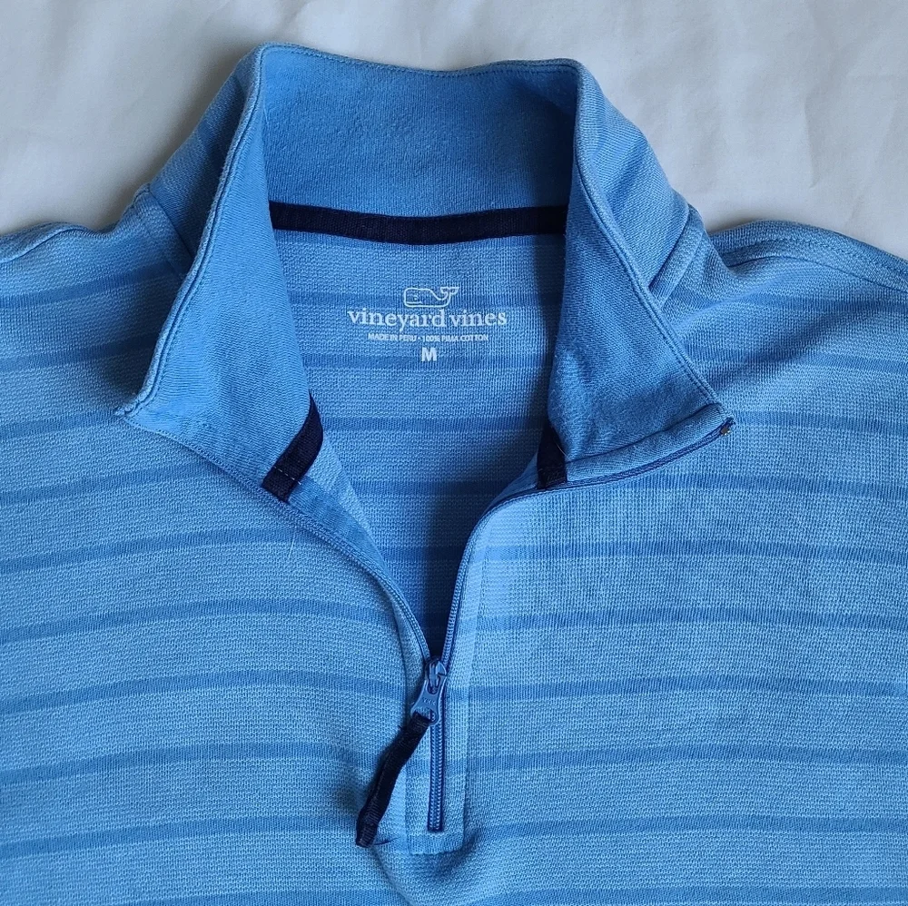 Vineyard Vines Blue Striped Pullover